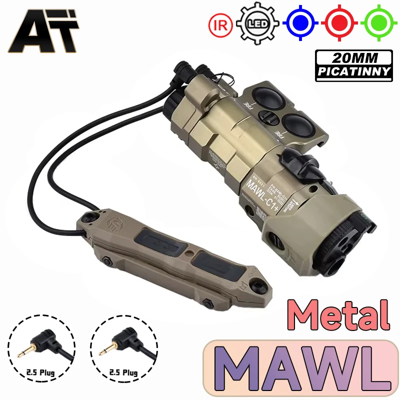Indicador de puntería táctico WADSN MAWL-C1 con láser RGB y luz IR - imagen 3