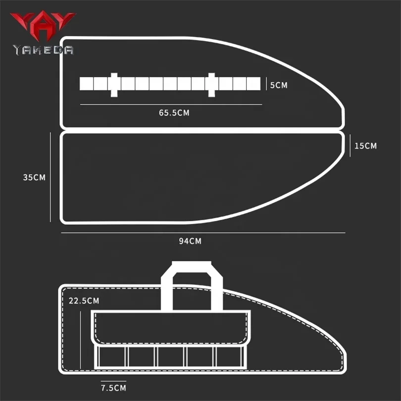 Yakeda-bolsas tácticas para caza, senderismo al aire libre, equipo táctico, funda grande, entrenamiento, equipo táctico de seguridad, bolso táctico - imagen 3