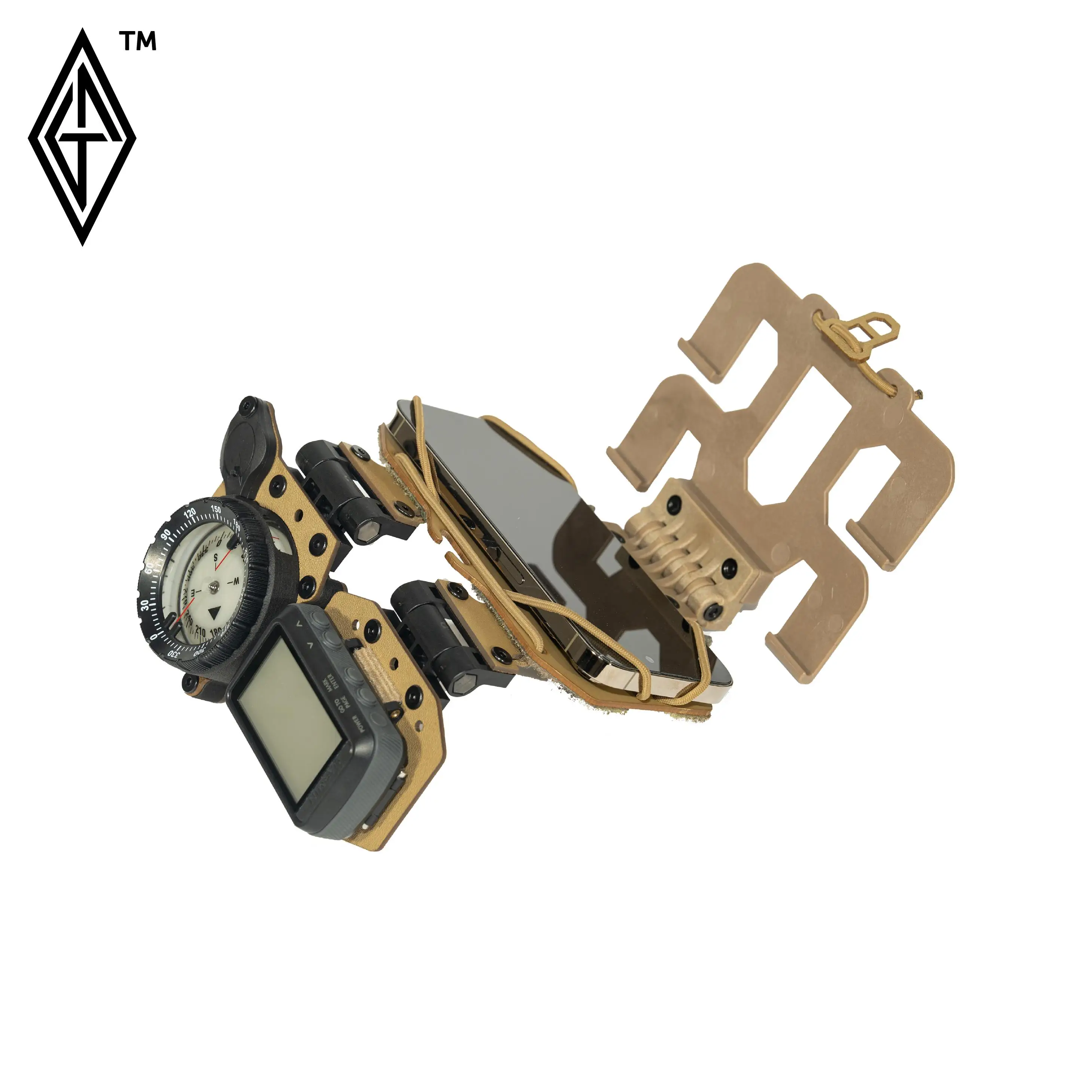 Soporte táctico para teléfono móvil V2-módulo de navegación HAHO multifuncional chaleco de caza tablero de navegación en el pecho - imagen 3