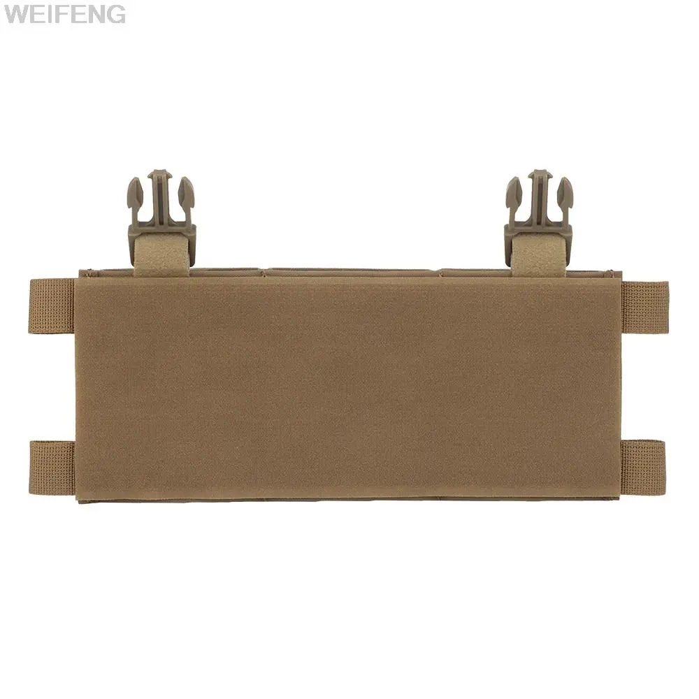 Bolsa táctica de Triple cargador de 5,56/7,62mm, chaleco militar, aparejo de pecho, placa frontal, bolsa Mag con solapa integrada, gancho, bolsa Mag - imagen 4