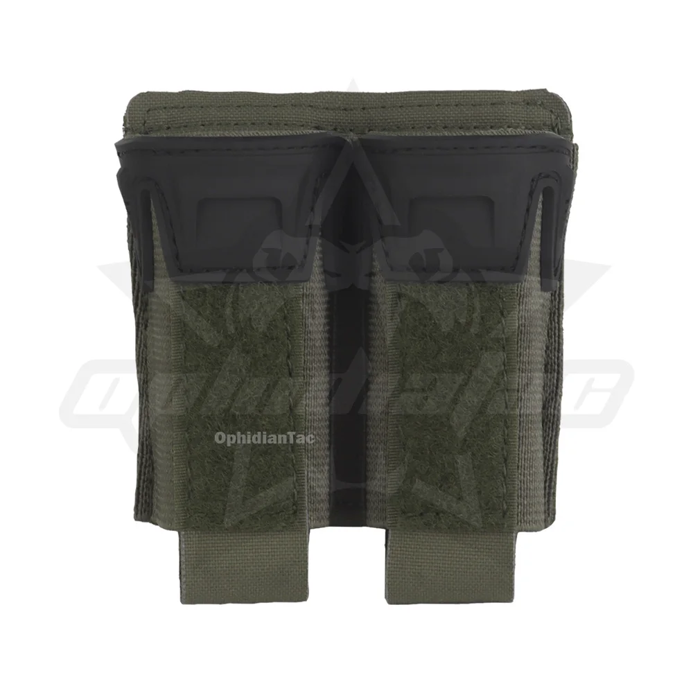 Bolsa doble para revistas, bolsa para revistas de 9MM, MOLLE, pistola de aire, caza, tiro, bolsa para revistas, linterna al aire libre, cuchillo, bolsa de herramientas - imagen 3