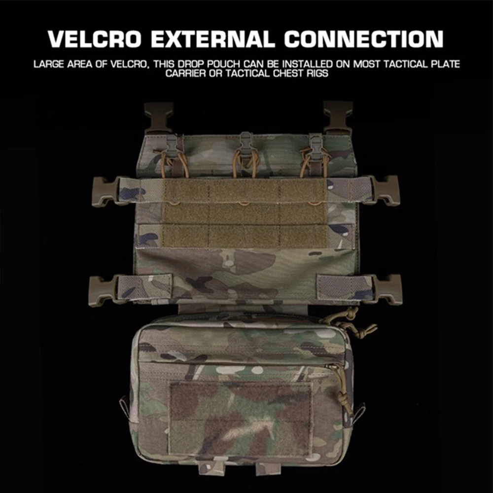 Bolsa de chaleco táctico, bolsa abdominal inferior, bolsa de accesorios inferior R GP (8x5), bolsa colgante de equipo, actualización de accesorios - imagen 5