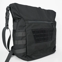 Bolso bandolera táctico para portátil con sistema MOLLE