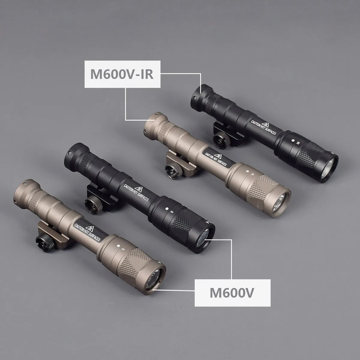 Táctico Surefire SF M600 M600B M600V IR armas luz LED Rifle explorador linterna blanca HK416 AR15 M4 antorcha caza 20mm Rail - imagen 4