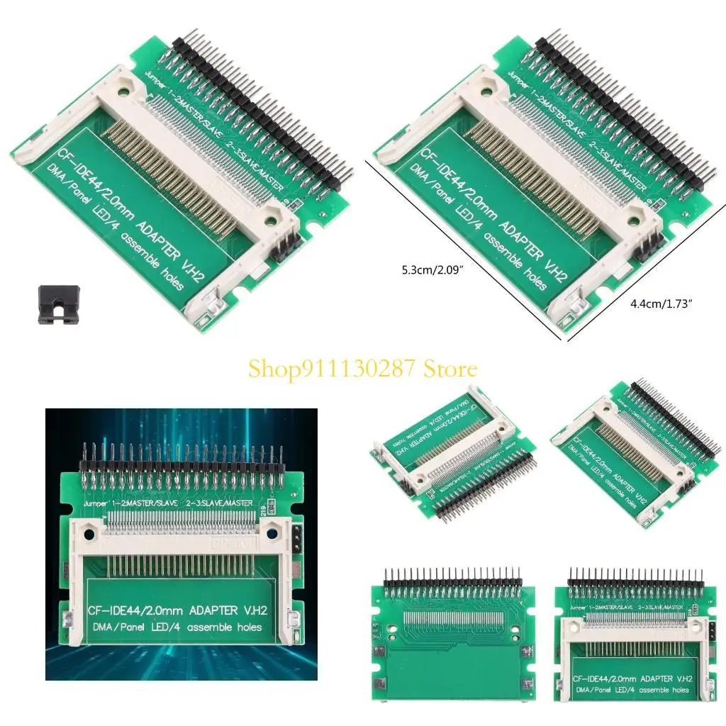 Tarjeta flash compacta J1HC a 2.5 "44pin IDE IDE DISCO DISCURAD DISCURA HARTA TARJETA Big PCB -2.5 IDE convertidor