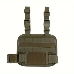 Plataforma muslo táctica MOLLE – nailon ripstop hebilla rápida