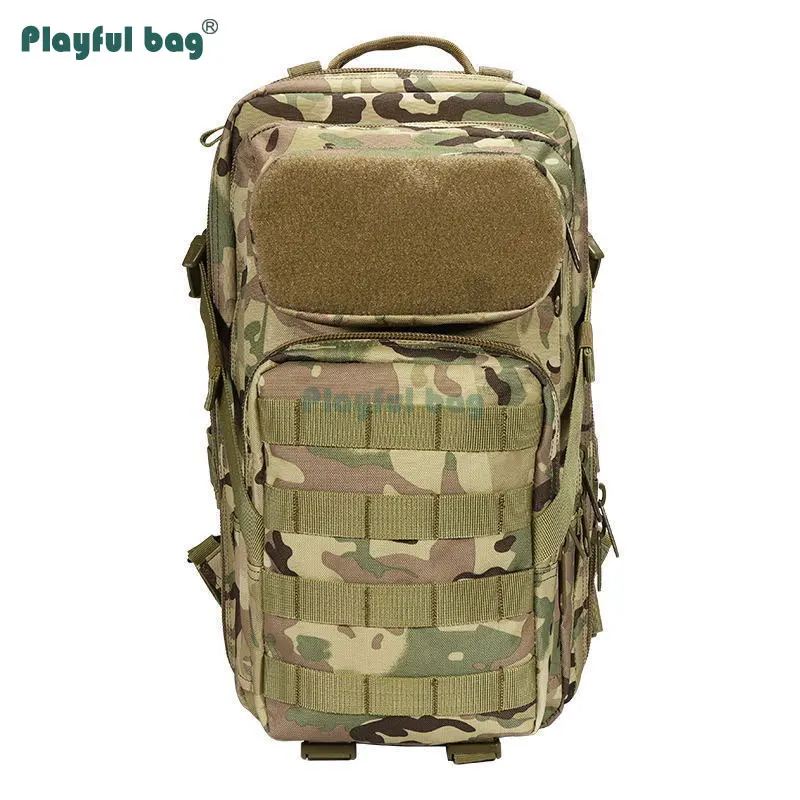 Mochila táctica 3P para exteriores, bolsas de viaje para montar en campo, mochila de Montañismo de camuflaje multifuncional a prueba de lluvia AVA57 - imagen 4