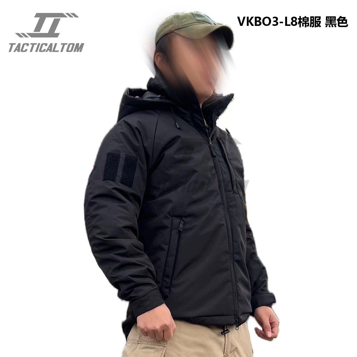 VKBO3.0 PRO conjunto táctico de algodón negro todo terreno combate - imagen 3