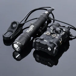 Linterna táctica infrarroja con estroboscópica para airsoft de caza
