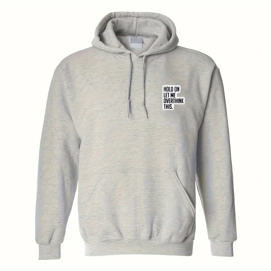 "Hold On Let Me Overthink This" Divertido parche bordado para planchar, insignia adhesiva para coser, perfecto para mochilas DIY, ropa de sombrero - imagen 2