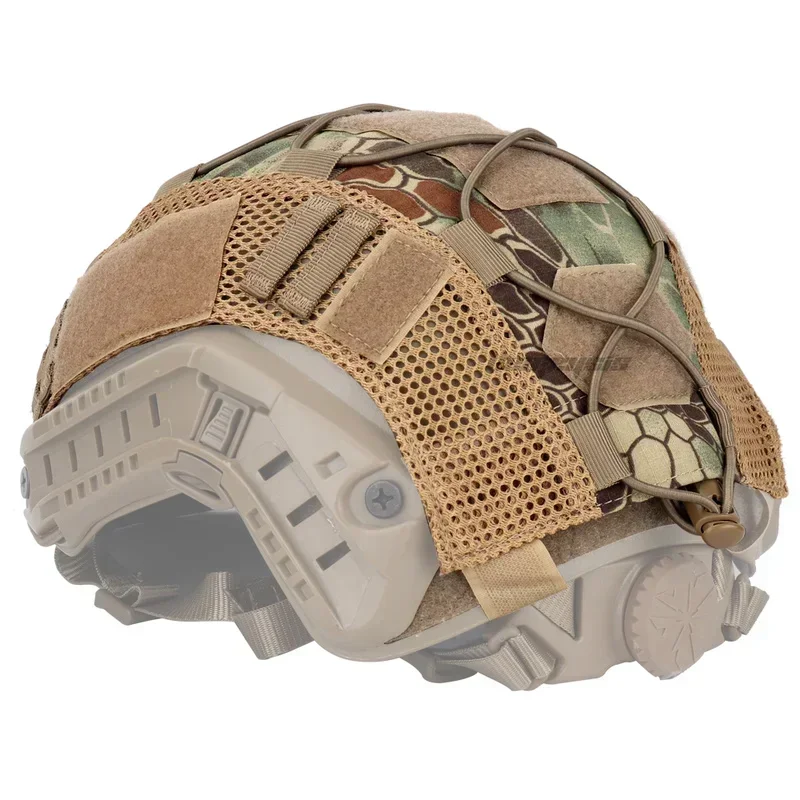 Cubierta táctica de camuflaje para casco rápido, cascos de tiro MH PJ BJ, tela para Paintball CS, accesorios para casco de juego de guerra - imagen 4