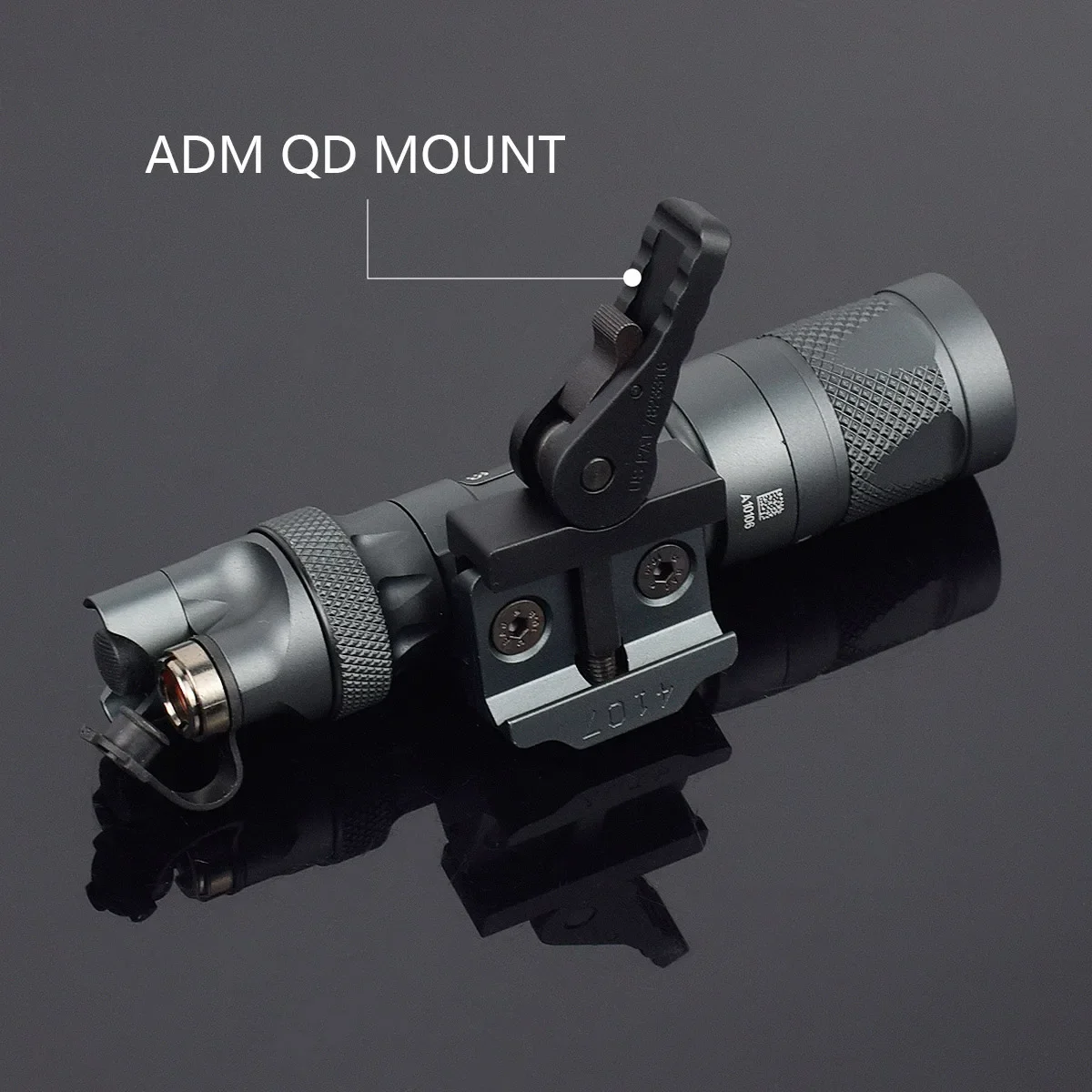 Luz de arma táctica linterna LED M323V M622V IR M300 M600 salida infrarroja IR luz de explorador de caza con interruptor remoto montaje QD - imagen 2