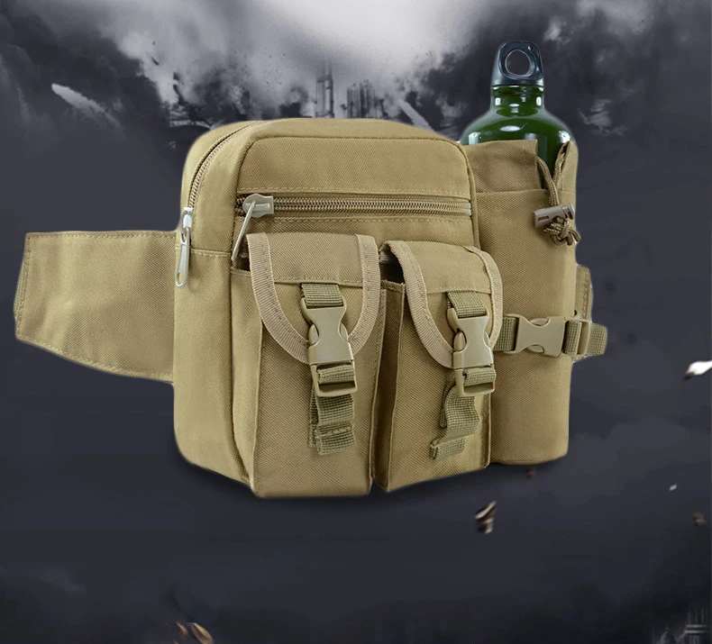 Una bolsa de bronceado con una botella de vino