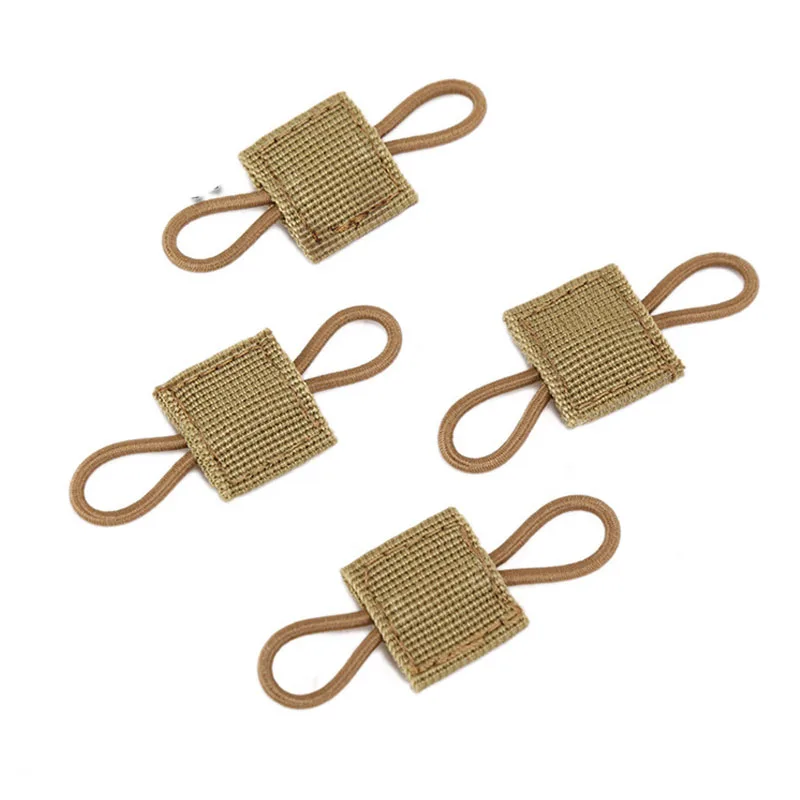 4 unid/set sistema táctico Molle mochila correas bucle, accesorio de chaleco, hebilla de fijación de antena PTT - imagen 4