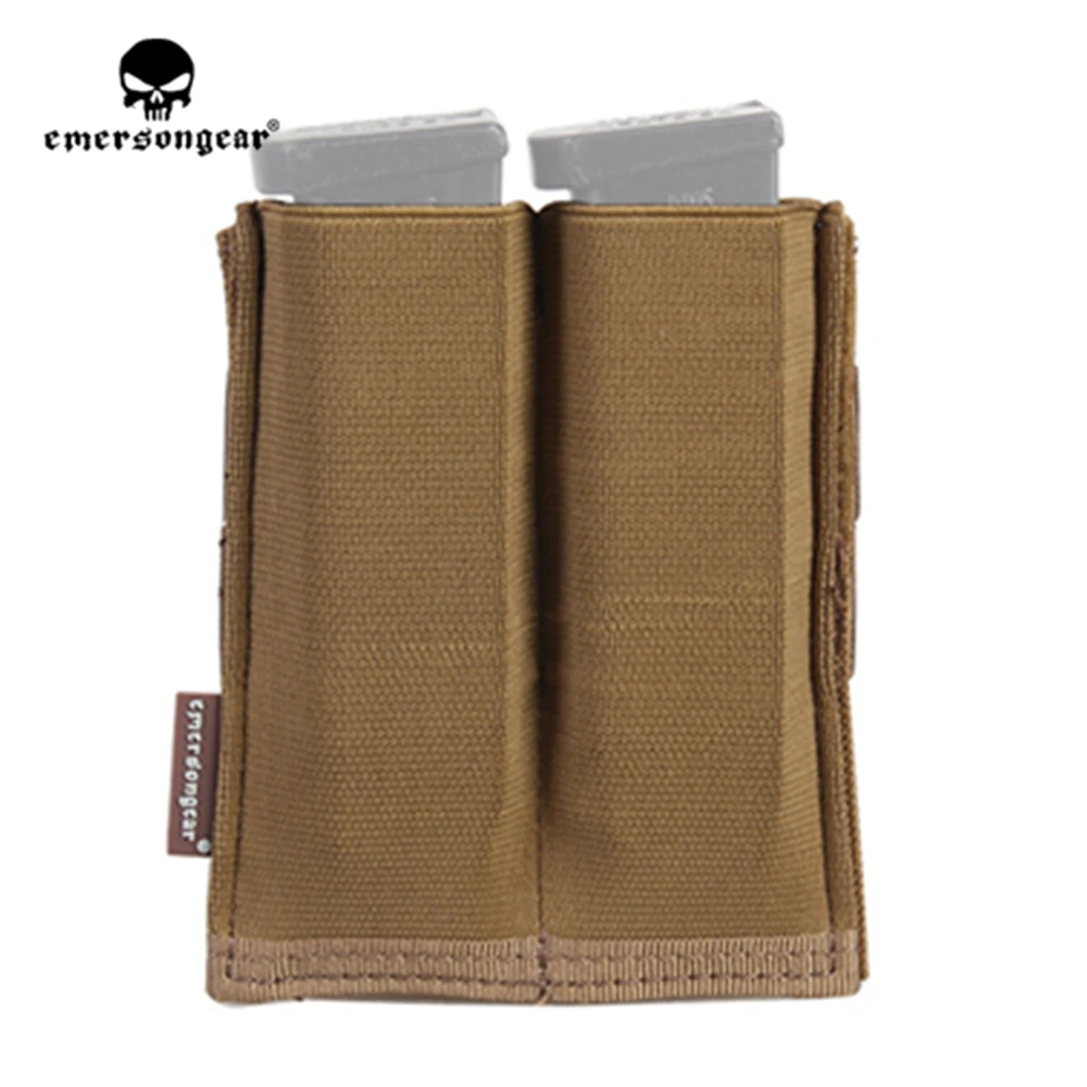 Emersongear-estuche táctico de alta velocidad para pistola, bolsa de munición de doble pistola, Molle Airsoft CS Mag, funda de dibujo rápido - imagen 5