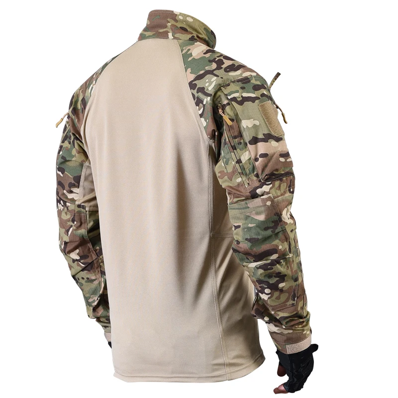 Camisa táctica manga larga ripstop – Camuflaje boscoso exterior - imagen 5