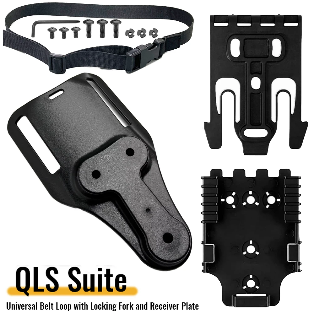 QLS Funda de pistola táctica bloqueo rápido adaptador bucle
