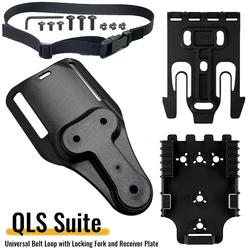 QLS Funda de pistola táctica bloqueo rápido adaptador bucle