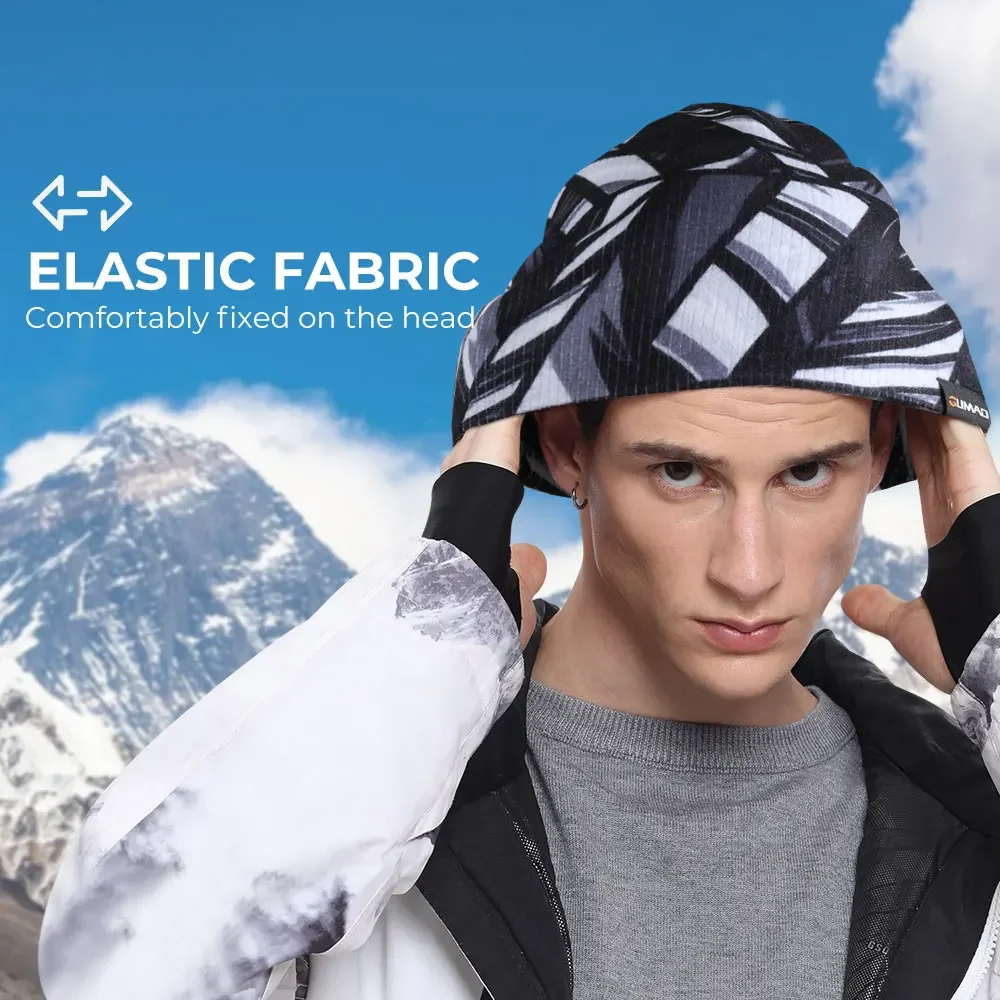 Gorro de punto cálido para hombre y mujer, gorro térmico suave a prueba de viento, cubierta para la oreja, deportes, ciclismo, correr, Hip-hop, moda urbana, Otoño e Invierno - imagen 3