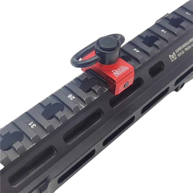 Nuevo Rifle táctico CNC AR15 QD Sling accesorio montaje 20mm Picatinny Rail Sling montaje accesorios de caza - imagen 5
