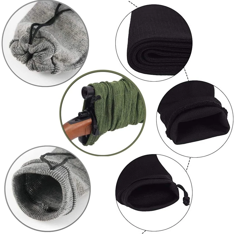 Calcetines de pistola de 36CM para Rifles, funda para escopeta, mangas de 14 ", bolsa de almacenamiento táctica para tiro al aire libre, funda protectora para escopeta - imagen 4