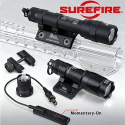 Linterna táctica Surefire M300 M600 de Metal, luz LED de explorador con Base de montaje compensado DANIEL DEFENSE compatible con riel Mlok Keymod SMR de 20MM