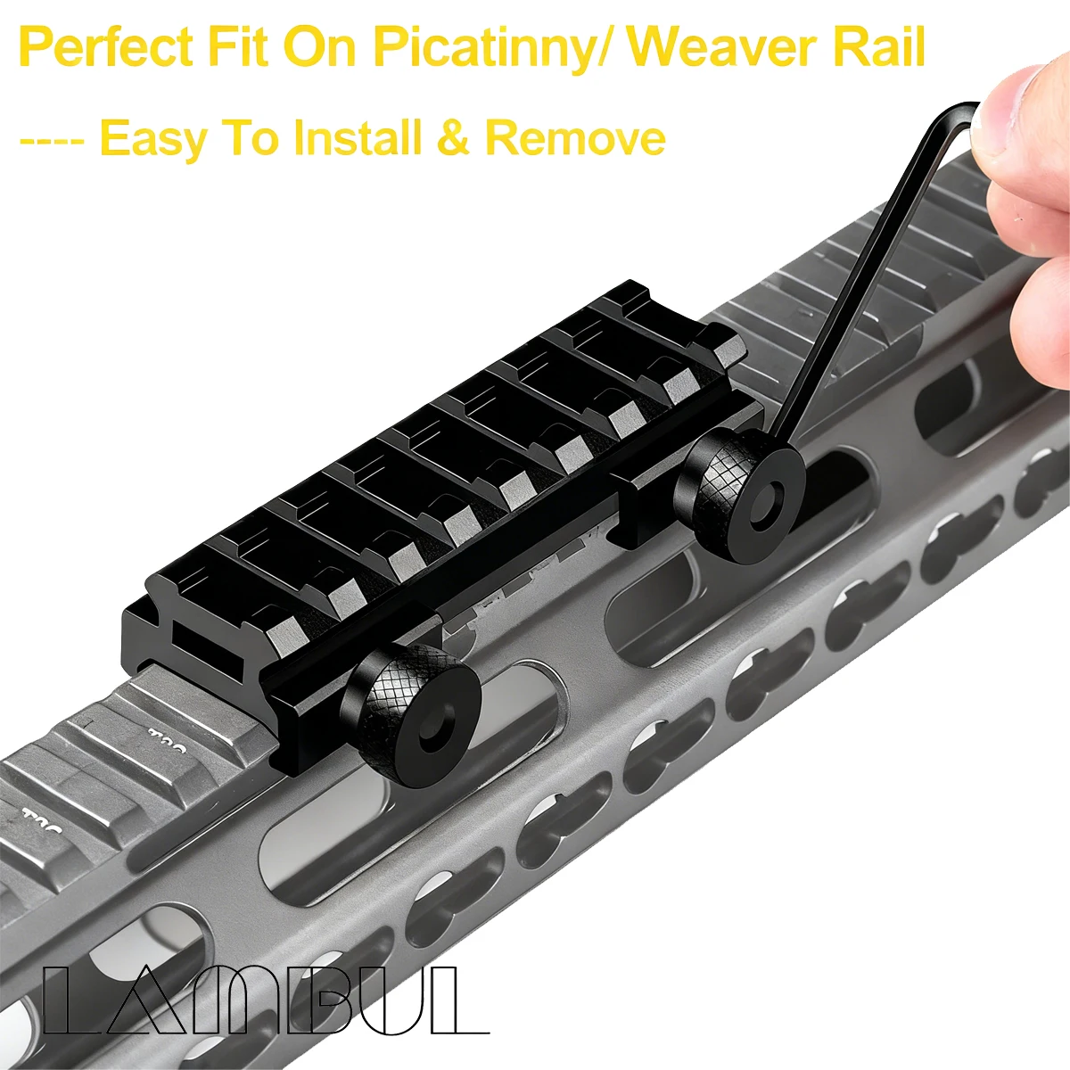 Adaptador de montaje elevador de altura de 17/18/30mm, mira de punto rojo de 20mm, extensión de 145mm, adaptador de montaje elevador de riel Picatinny, montaje en riel de 85mm