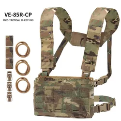 Chaleco táctico MK5 MOLLE Micro Fight Chassis corte láser con placard