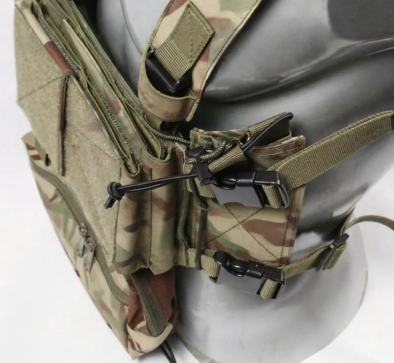 Chaleco táctico Rhodesiano desmontable para airsoft y outdoor - imagen 5