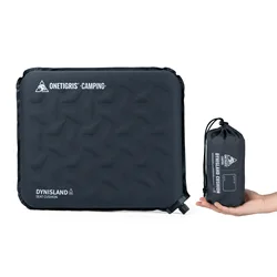 Cojín de asiento inflable OneTigris Dynisland, cojín de asiento de espuma viscoelástica autoinflable ligero para silla de Camping de estadio