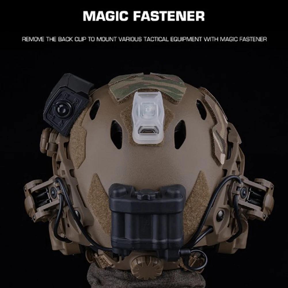 Luz estroboscópica táctica NANO con fijación MOLLE para casco - imagen 5