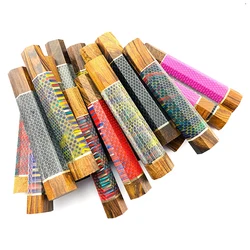 Funda cuchillo cocina madera estilo japonés piel serpiente – Resina 11 tipos