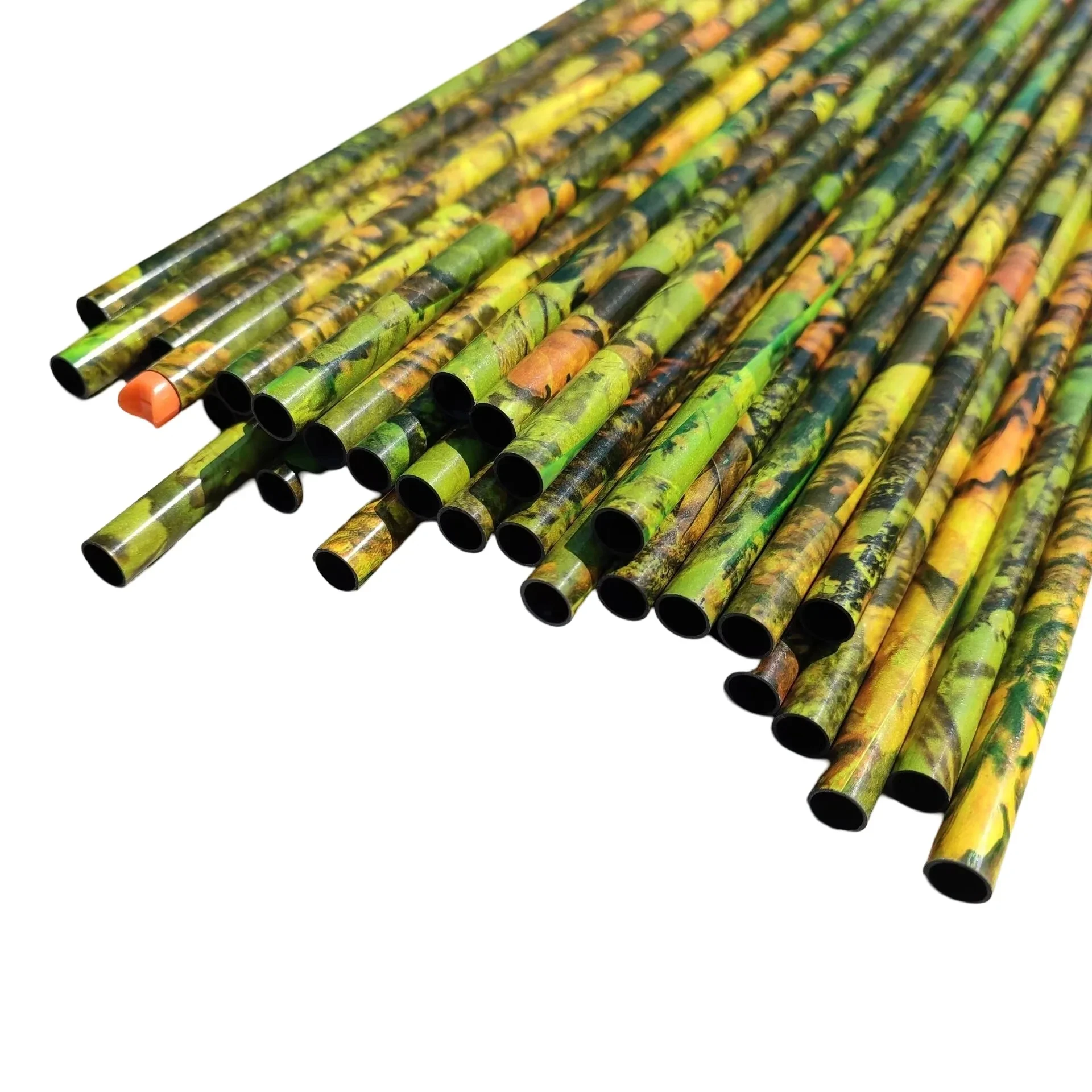 Kit DIY de flechas de tiro con arco de camuflaje, columna de carbono mezclado 400 OD 8,8mm ID7,6mm, accesorios de pernos de ballesta de caza, 12 Uds. - imagen 3