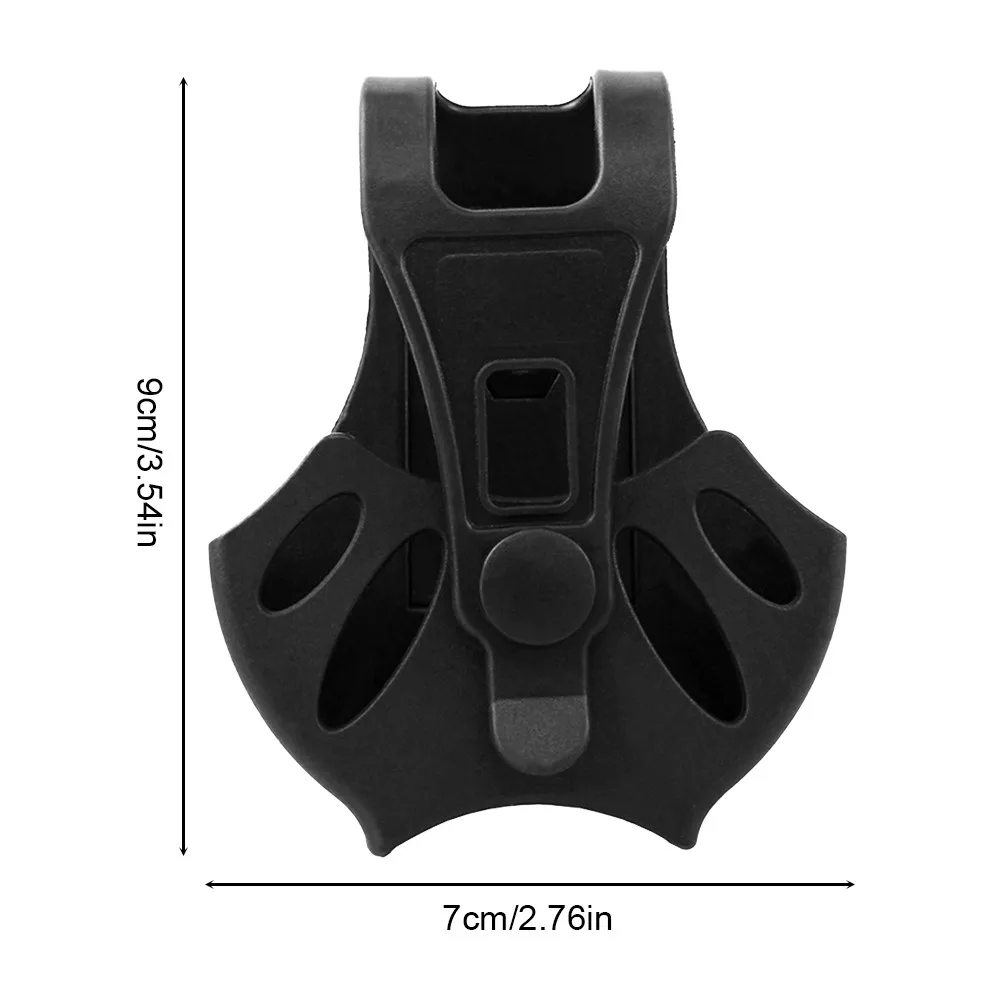 Funda universal para esposas, funda para grilletes 360 ° Soporte para puños con rotación, Clip para cinturón, funda para esposas superior abierta, accesorios para exteriores - imagen 5