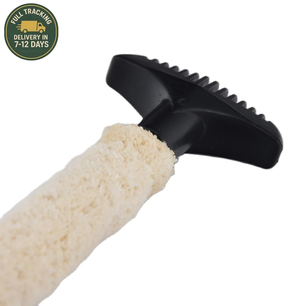 Kit de limpieza de escopeta de calibre 12, varilla de algodón Extra larga con cabezal de cepillo de limpieza profunda de nailon para mantenimiento de barriles - imagen 4