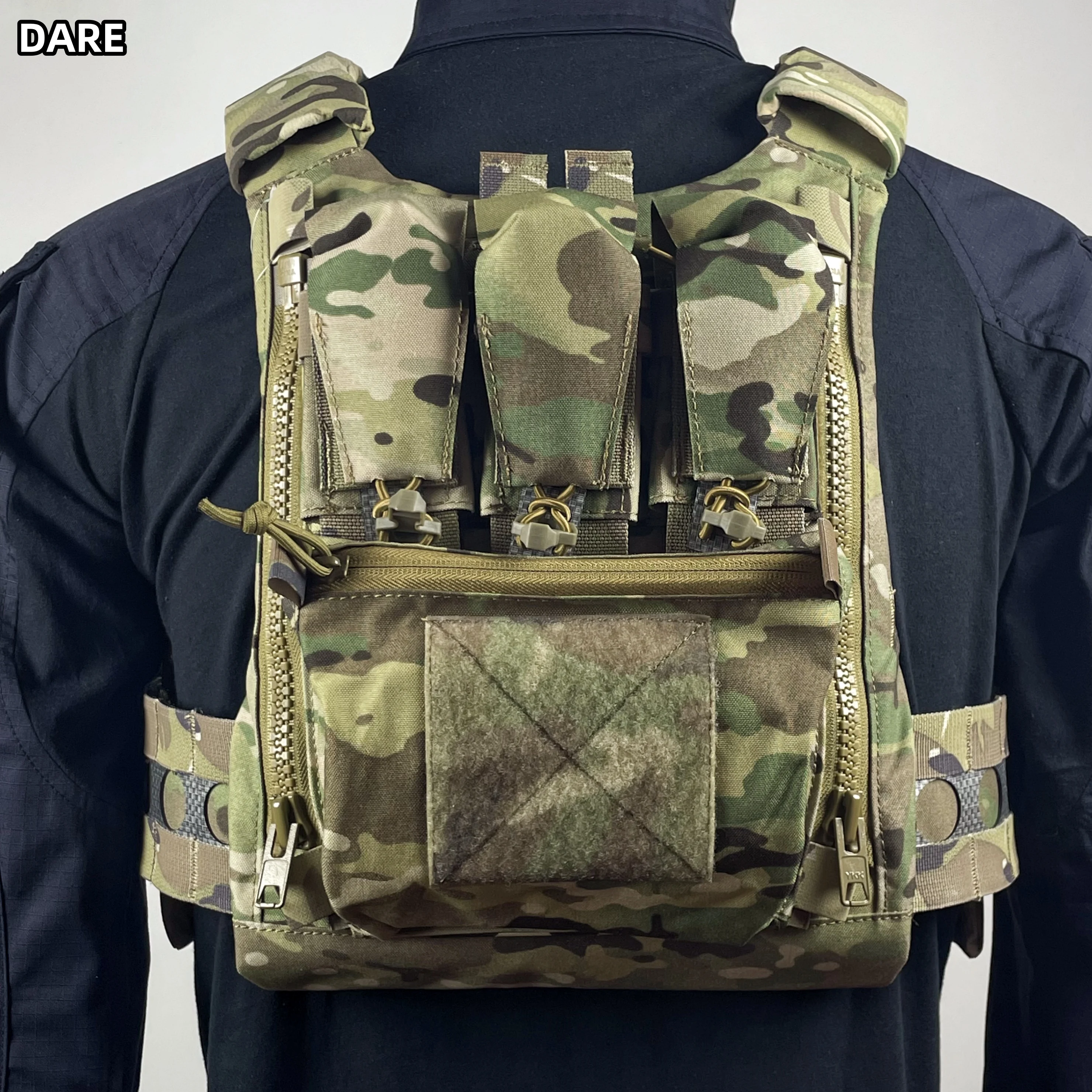 Chaleco táctico Ferro FCPC V5, portador de placa, armadura corporal de caza Modular, bolsa para revistas de entrenamiento Airsoft, chaleco de combate, conjunto completo - imagen 5