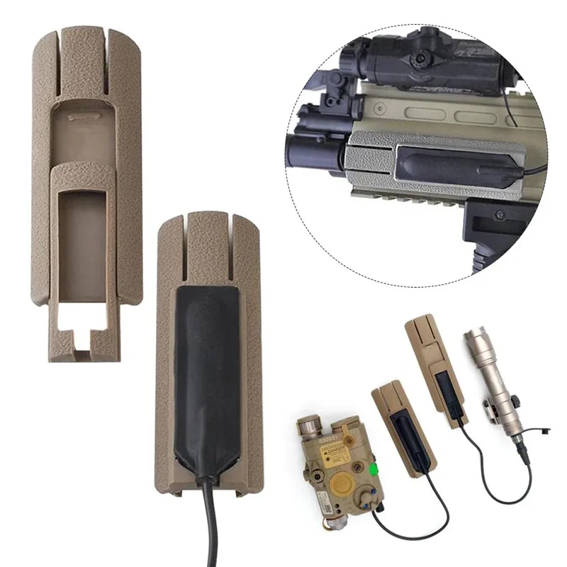 Riel Picatinny para linterna táctica Surefire con interruptor remoto - imagen 5