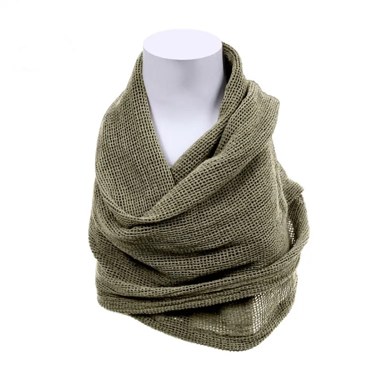 Turbante de protección solar al aire libre para mujer, cubierta de cabeza para la cara, chal Simple transpirable, bufanda deportiva, toalla de playa para turismo - imagen 4