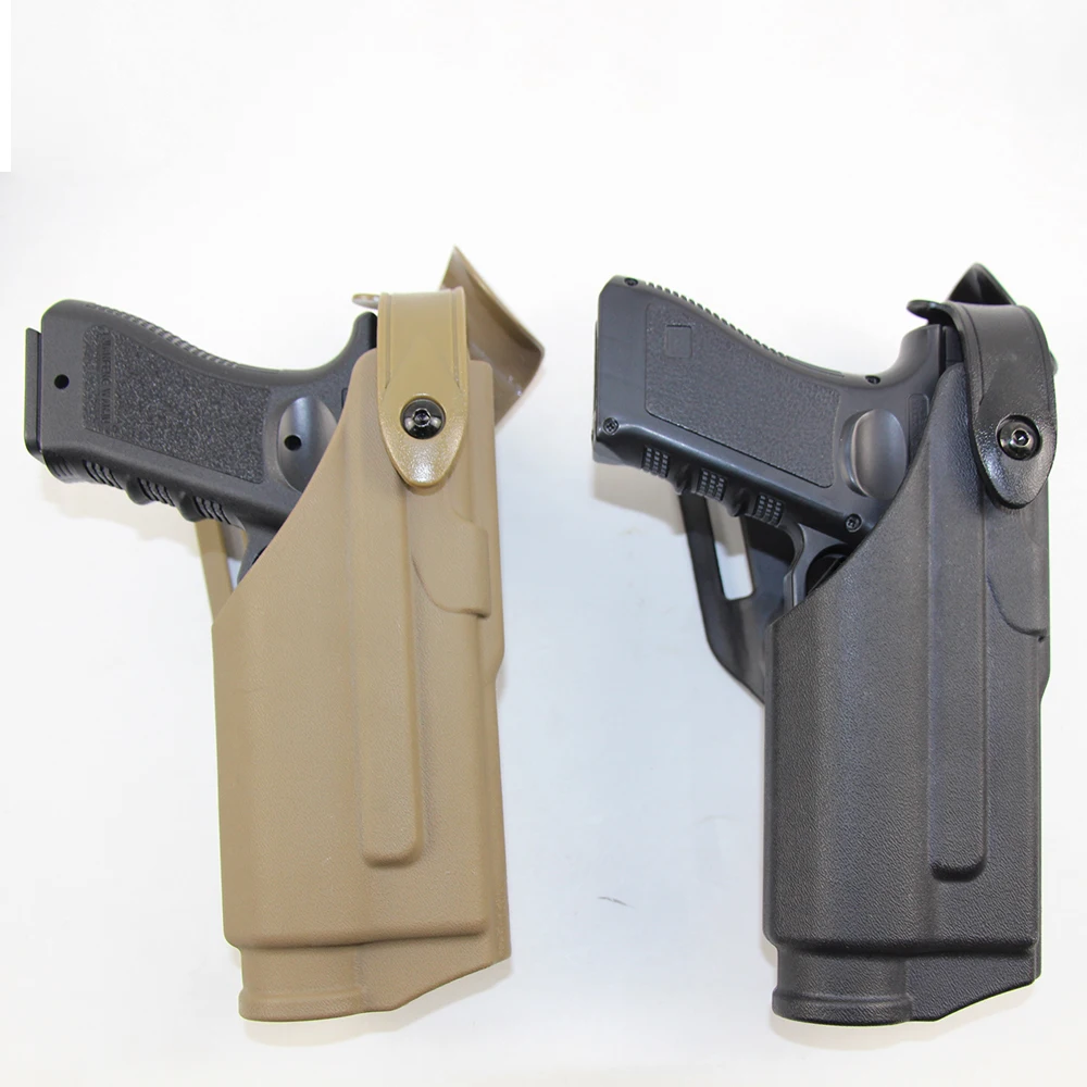 Soporte de pistola táctica para G 17 19, funda de rodamiento para linterna de caza con Kit de sistema de bloqueo rápido QLS 19 22 - imagen 2