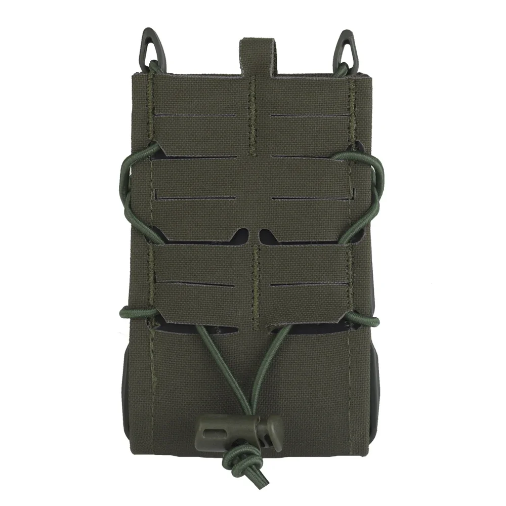 Bolsa táctica para revista AK AR M4 AR15, 7,62/56, bolsa individual para Rifle, pistola, Molle Mag, funda para chaleco de caza, soporte para herramientas EDC - imagen 3