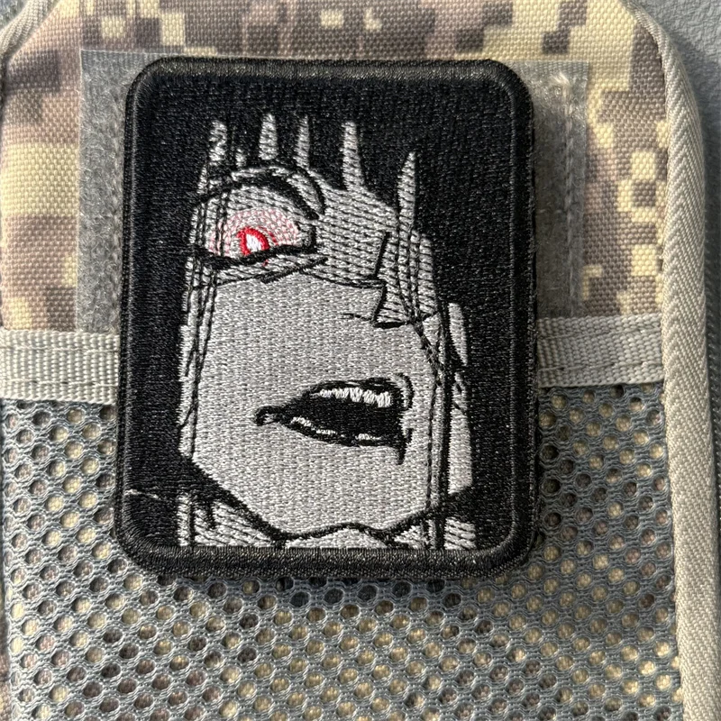 Parche táctico "ojo rojo", insignia bordada de moral militar, gancho y bucle, mochila, ropa, accesorios decorativos, pegatina, brazalete - imagen 4