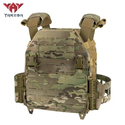 Chaleco táctico YAKEDA 1000D MOLLE corte láser camuflaje nailon