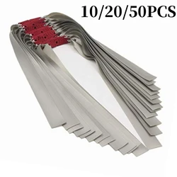 10/20/50 Uds tirachinas bandas de goma planas 1 Mm de espesor banda de goma plana tirachinas bandas de repuesto caza catapulta elástica