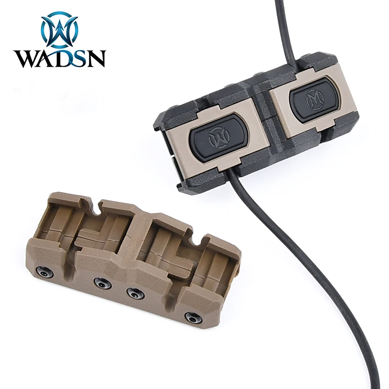 Wadsn-linterna M300A, cola de rata, ranura para tarjeta Modbutton A2/PEQ, Base DE INTERRUPTOR de Control Dual láser - imagen 2