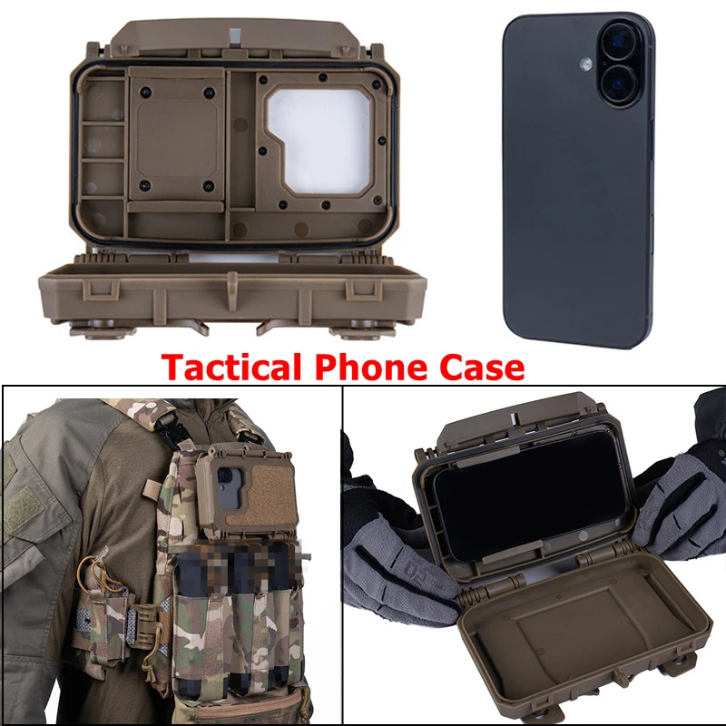 Funda táctica universal V2 Plus MOLLE para móvil airsoft y caza - imagen 4