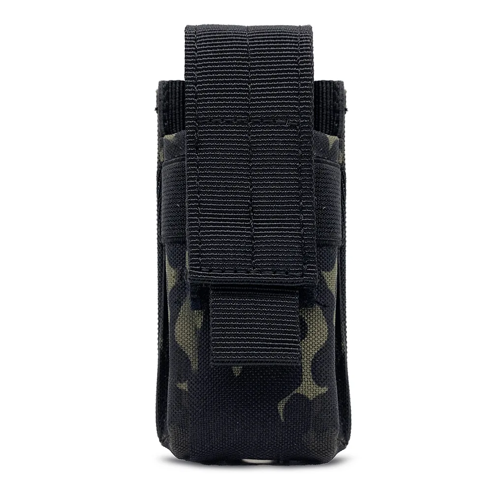 Funda táctica MOLLE EDC para cuchillo y linterna de cintura - imagen 3