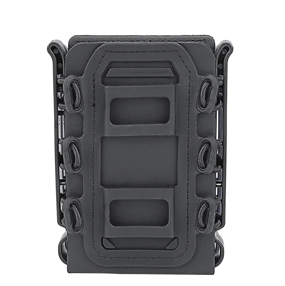 Bolsa táctica para revistas Molle para Ar15 M4 5,56 7,62mm Scorpion Fast Mag liberación rápida Mag TPR funda ajustable - imagen 3