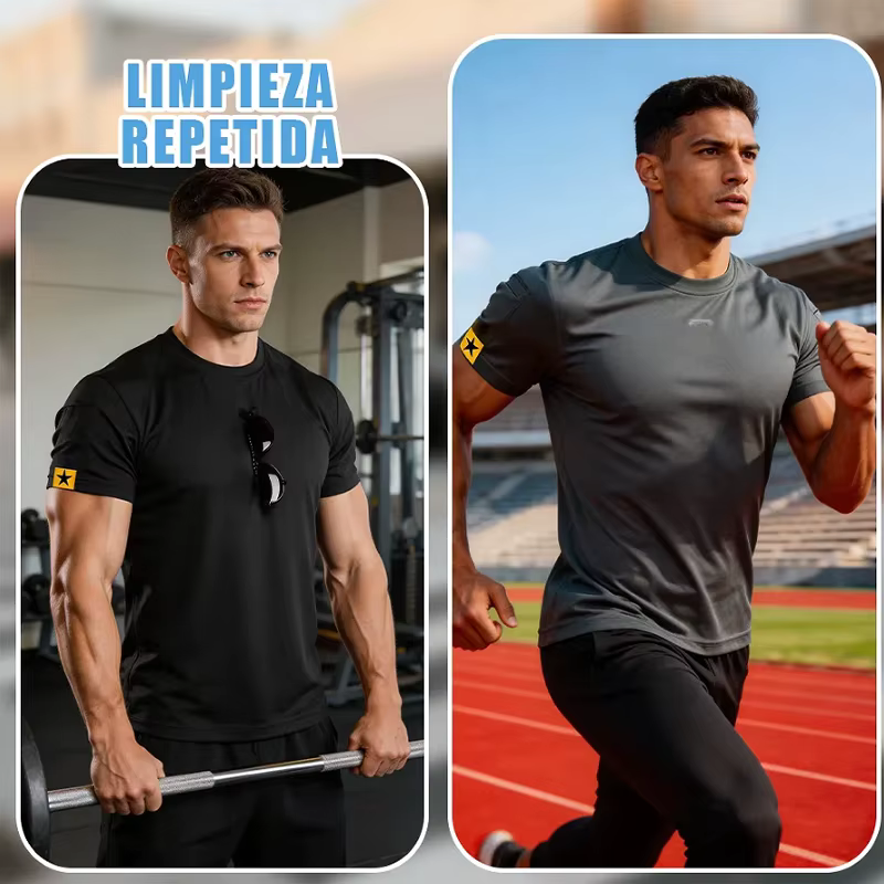 Camiseta táctica secado rápido transpirable para entrenamiento y ruta - imagen 3