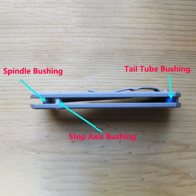 Juego completo de tornillos de mango de cuchillo de acero inoxidable para Origin CR, Chris Reeve, Mini estándar, tubo de husillo de Sebenza pequeño 21 °, 1 Juego - imagen 5