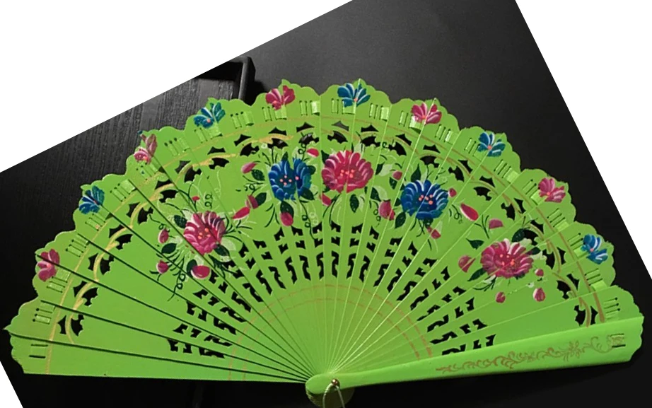 Abanico de baile elegante estilo tradicional cheongsam para mujer